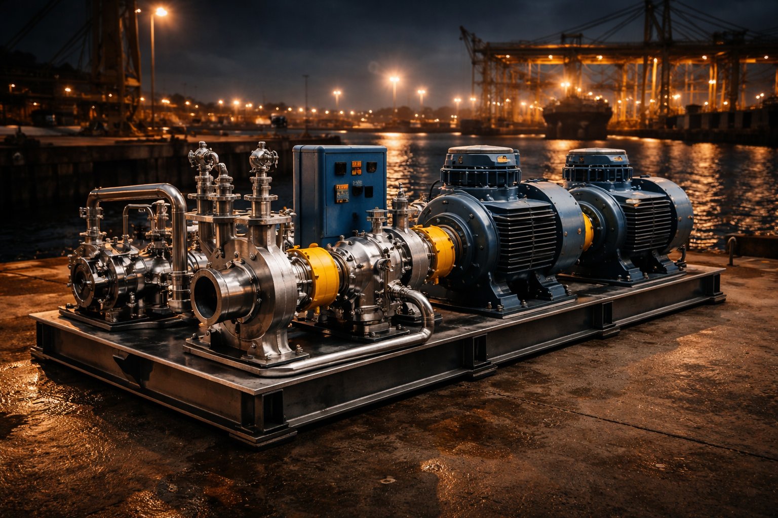 Industrial pump system delivered to Port Autonome de Douala